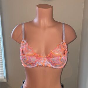 SAVAGE x FENTY - SHINING STAR EMBROIDERED HALF CUP PLUNGE BRA